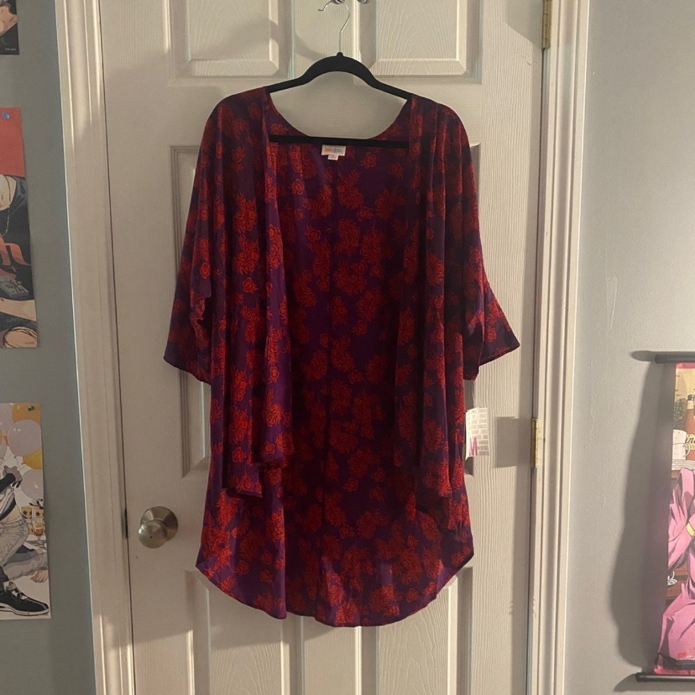 Lularoe Floral coverup kimono